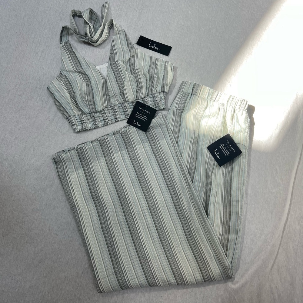 Lulus Costal Striped Matching Set